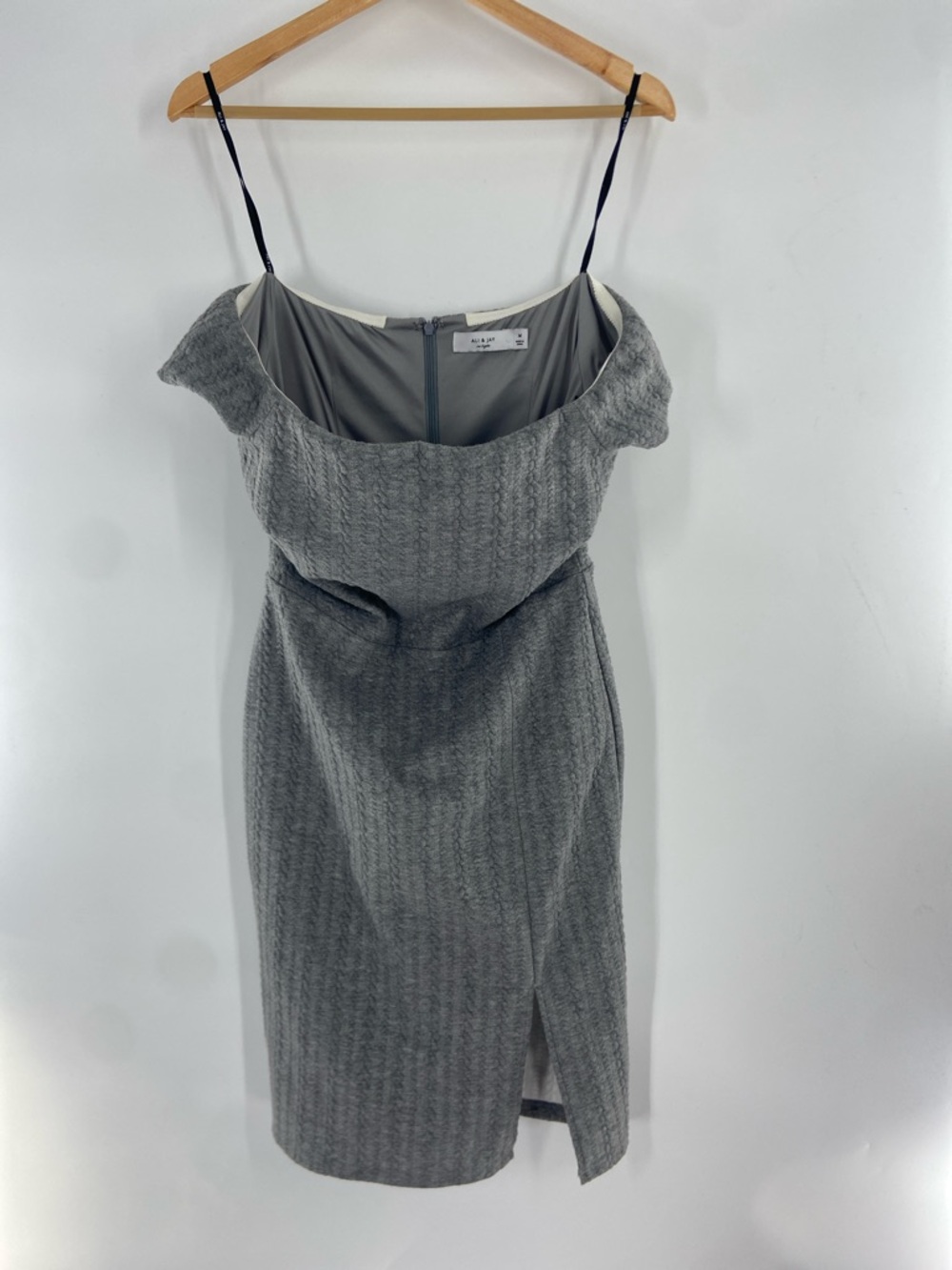 Ali & Jay Gray Mini Dress Size M Gently Used
